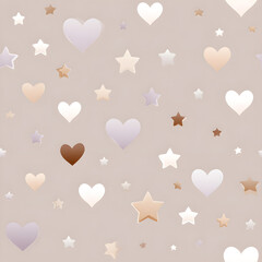 Flat seamless pattern background, generation AI 