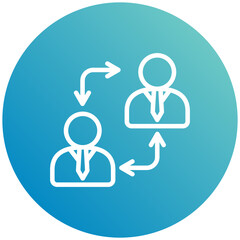 Collaboration Mini Illustration Icon. Use For Modern Concept, Print, Ui, Ux Kit, Web And App Development. Vector Related To Business Finance, Management And More