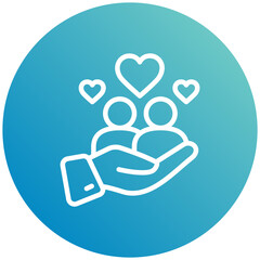 Empathy Mini Illustration Icon. Use For Modern Concept, Print, Ui, Ux Kit, Web And App Development. Vector Related To Business Finance, Management And More