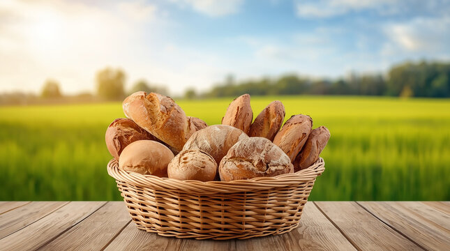 basket of breads