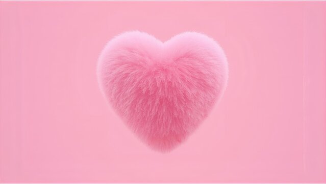 pink heart on a pink background - Powered by Adobe
