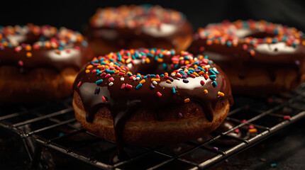 donut with sprinkles