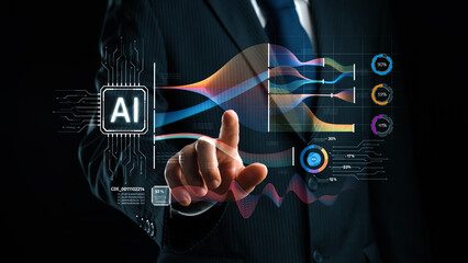 AI Assistant Brain Processor with LLM Technology, Big Data, Machine Learning, Generative AI for Business Support, Future Agentic AI Technology and Artificial Intelligence Prompt Engineering. Elide