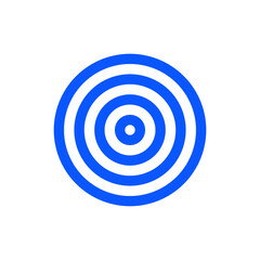 Goal target business strategy icon