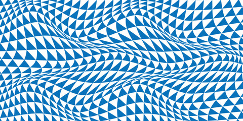 simple blue triangle wave pattern for banner poster background.