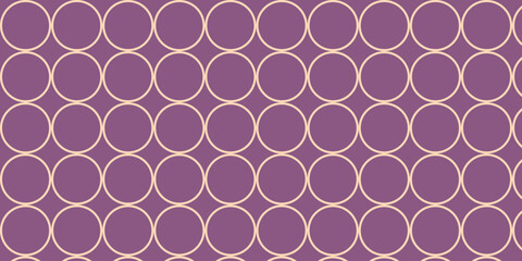 simple peach outline circle grid pattern for banner poster background.