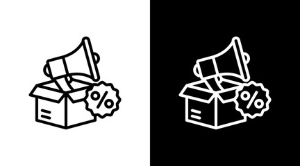 Promotion With Icon Set Design