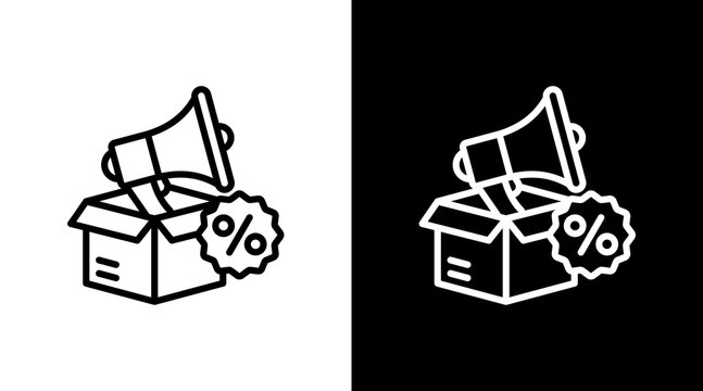 Promotion With Icon Set Design