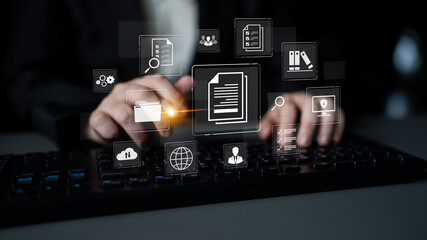 A comprehensive document management system for corporate data. This includes secure file storage, team collaboration, and compliance checks for all official business records. Fermion