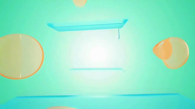 Dynamic modern logo reveal animation with clean lines and a fresh minty green backdrop for tech startups and creative agencies seeking visual appeal