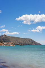 Coast of Altea on a shunny day in Murcia, Spain
