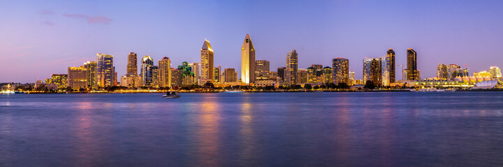 Obraz premium San Diego during Golden Hours