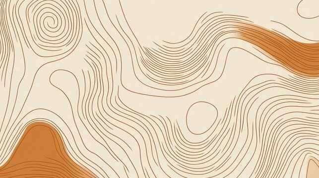 Abstract topographic map design background