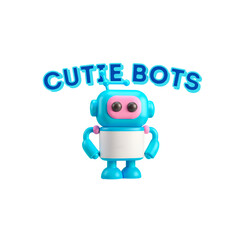 Cute Bots Illustration