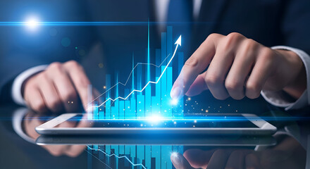 Futuristic Data Analytics: Holographic Graph Over Tablet for Digital Innovation