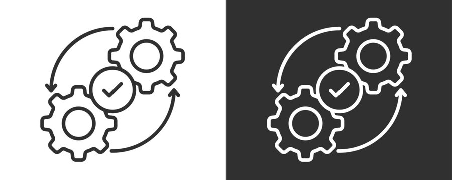 Transformation Icon Set Vector Collection Isolated In Black And White