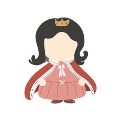 Queen simple illustration without line