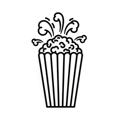 Popcorn snack food treat delicious tasty bowl entertainment