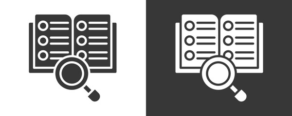 Proofreading Icon Set Vector Collection Isolated In Black And White