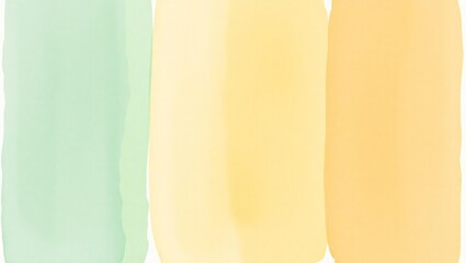 Soft pastel vertical stripes in green yellow and orange abstract background