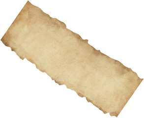 Antique Torn Paper Watercolor with Torn Edges