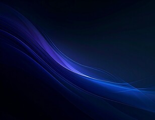 黒から藍色へ滑らかに溶ける暗色グラデーション背景