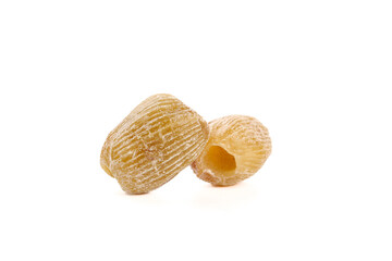 Dried Jujube Fruits Candied Asian Date Snack Isolated on White Background