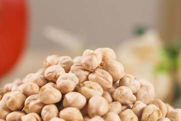 Fried Salted Chickpeas Xinjiang Style Crispy Snack Food Close-up