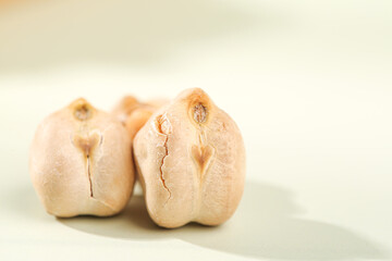 Fried Crispy Salt Chickpeas Xinjiang Style Snack Food Close Up