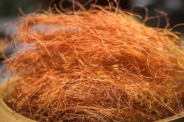 Dried Corn Silk Threads for Herbal Tea Brewing and Natural Health Benefits