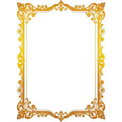 frame with gold ornament