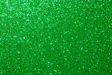 Green sparkle glittering background