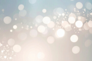 Blurred bokeh light on dark blue background. defocused blinking stars and sparks.