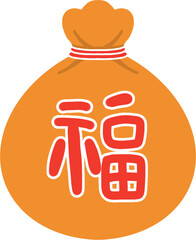 설날과 새해를 상징하는 복주머니 이미지로, 전통적인 한국 명절 분위기와 행운&middot;길운&middot;소망을 담은 복 기원 컨셉의 따뜻한 명절 이미지