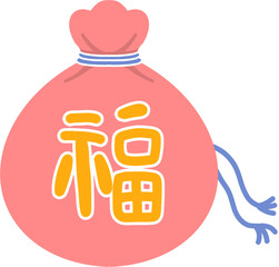 설날과 새해를 상징하는 복주머니 이미지로, 전통적인 한국 명절 분위기와 행운&middot;길운&middot;소망을 담은 복 기원 컨셉의 따뜻한 명절 이미지