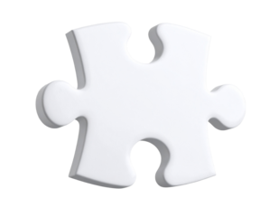 Firefly_Realistic soccer ball on a grassy field - Firefly_Single White Puzzle Piece Isolated on Transparent Background for Conceptual and Creat