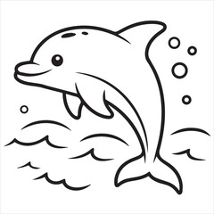 dolphin vector illustration