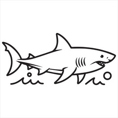 shark vector illustration