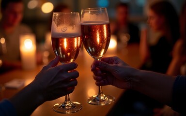 Toasting to this lovely night. High quality