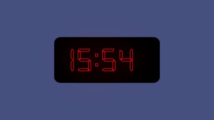  Countdown timer from 16 minute to 15 minute Technology stopwatch Digital Countdown.