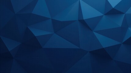 Obraz premium Abstract Low Poly Blue Geometric Background Texture with Deep Shadows and High Contrast