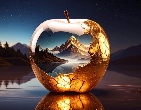 earth globe in the night - Powered by Adobe