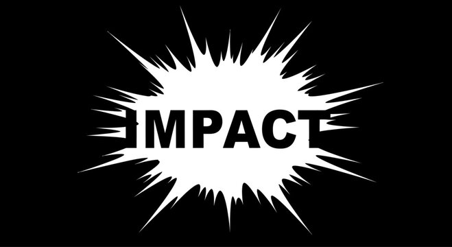 Dynamic design displaying powerful text, visual impact with strong expression effect