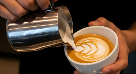 hand holding a cup of coffee