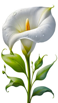 white lily flower
