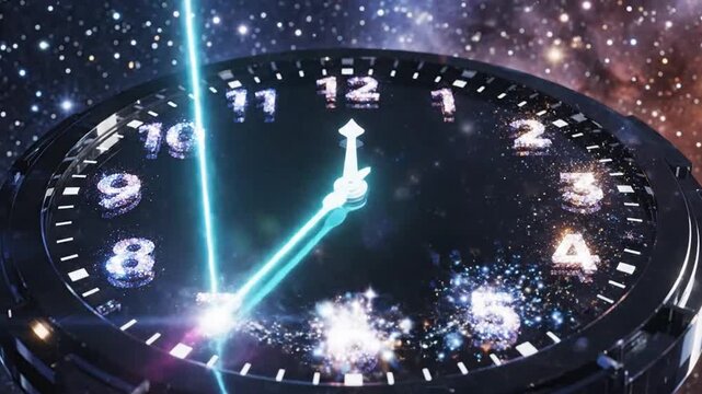 Cosmic Timepiece A fusion of stars and temporal mechanics