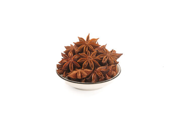 Star Anise Spice from Guangxi China in Bowl for Cooking and Marinades