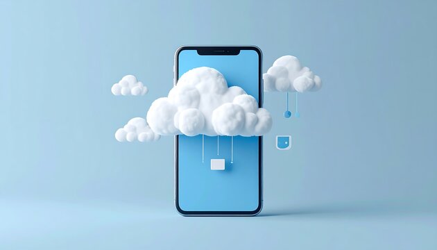 Cloud Storage on Mobile Phone - Seamless Data Management and Accessibility.