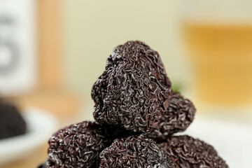 Dried Plums Prunes Healthy Organic Snack Food Ingredient Wrinkled Dark Fruit