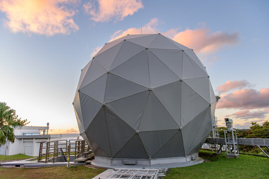 JAXA  ロケット 小笠原追跡所 レーダ